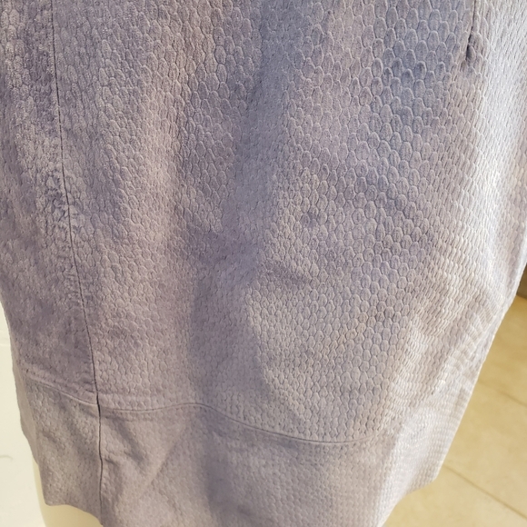 Anthropologie Snake Embossed Leather Mini Skirt - Picture 7 of 11